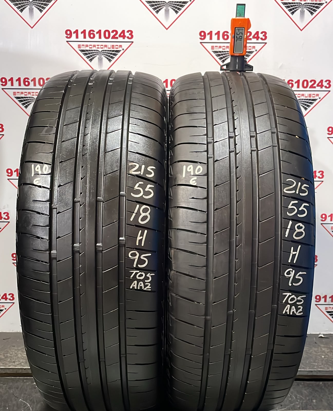 BRIDGESTONE TURANZA USADO  215/55 R18 95 H